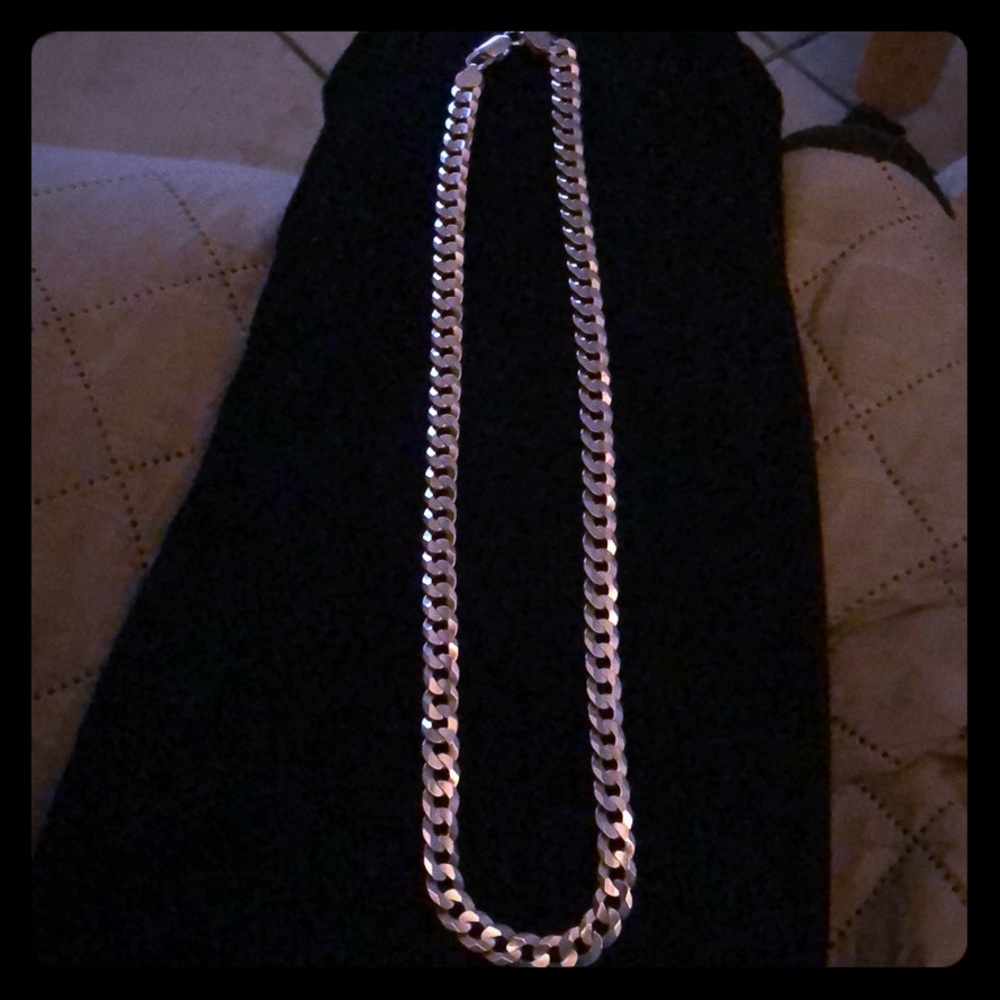 925 silver Cuban chain